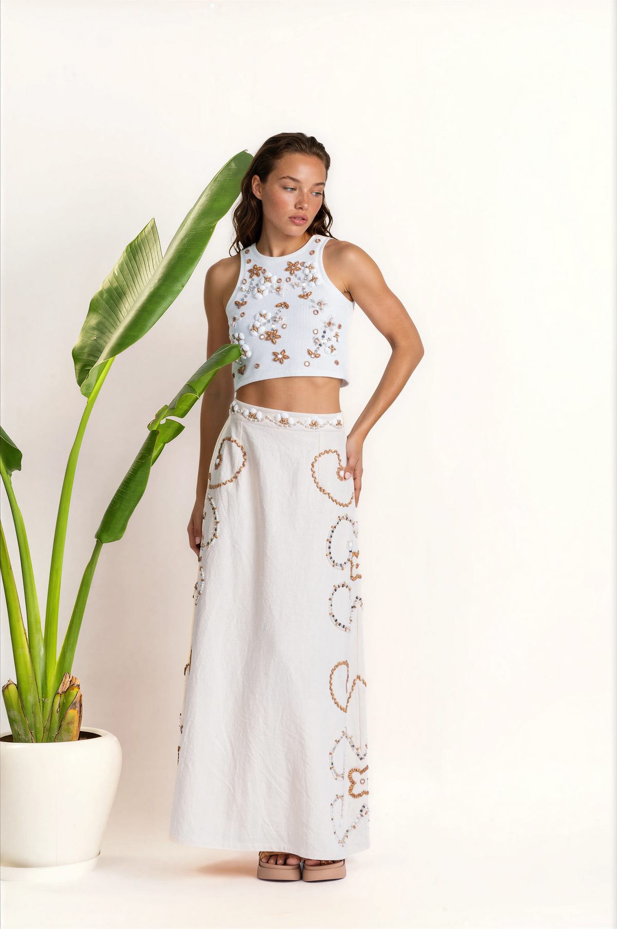 Bronwyn Seashell Skirt | Ollari