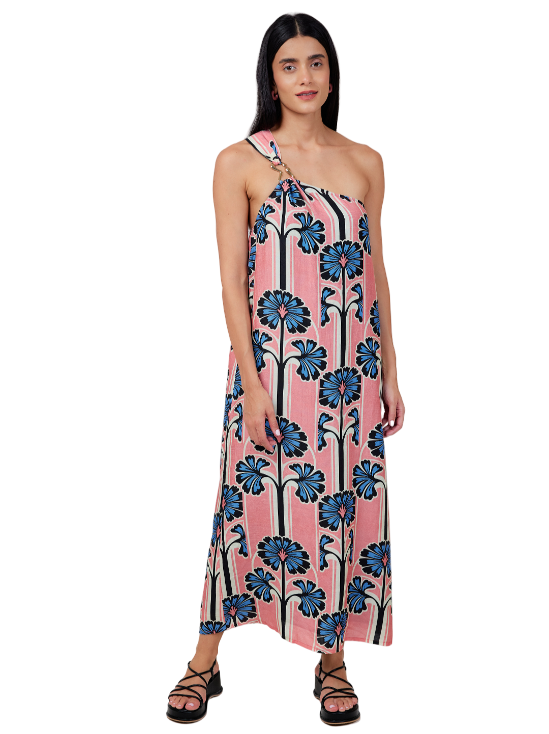 Anya One Shoulder Maxi