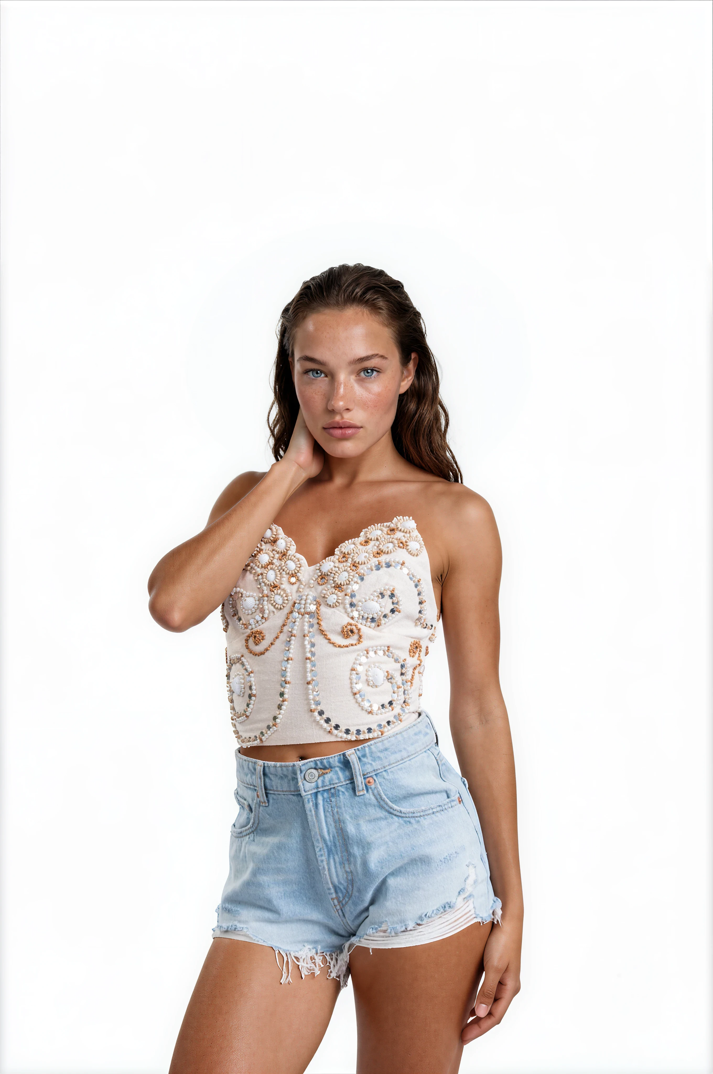 Harper Seashell Bustier | Ollari Harper Seashell Bustier | Ollari